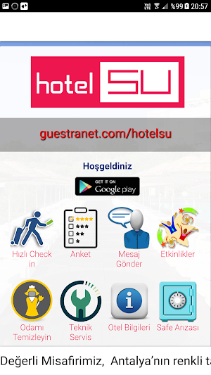 Sunis Hotel Su Guestranet Screenshot 1