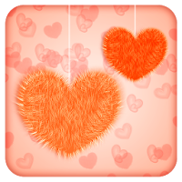 Fluffy Hearts Live Wallpaper
