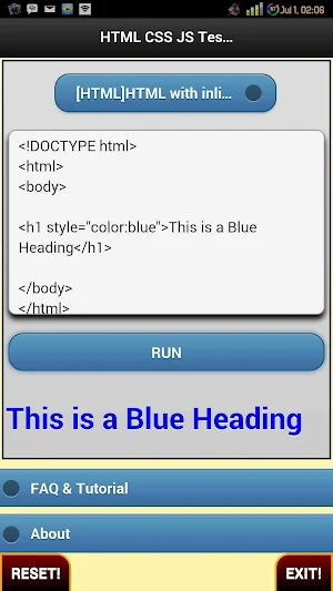 Html Css JS Tester + Example Screenshot 2