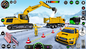 JCB Backhoe Loader Driving Screenshot 3