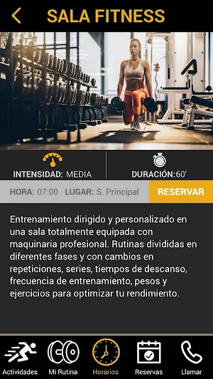 Cuore Fitness Screenshot 2