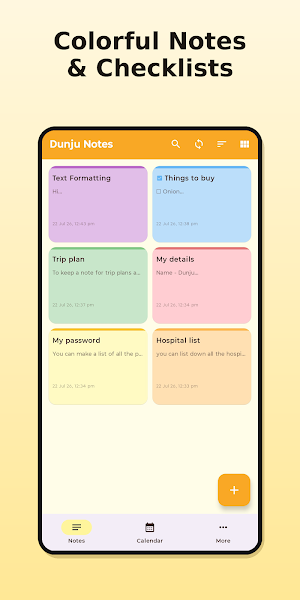 Dunju Notes Screenshot 0
