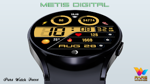 Metis Digital Watch Face Screenshot 3