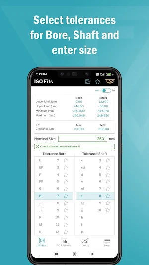 ISO Fits Screenshot 2