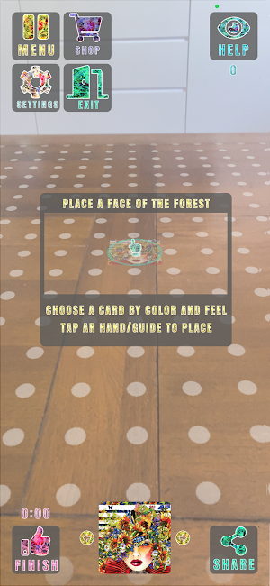 AR Faces of the Forest Cards Screenshot 3
