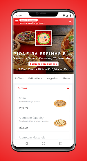 Pioneira Esfihas e Pizzas Screenshot 0