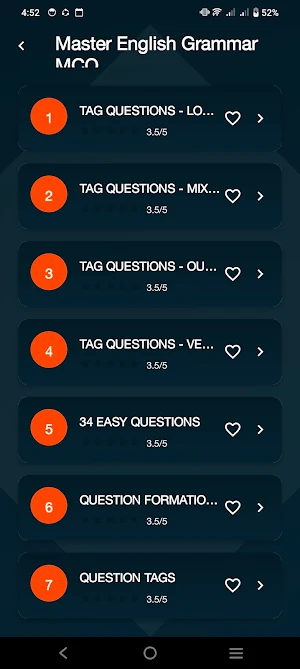 Master English Grammar MCQ Screenshot 2