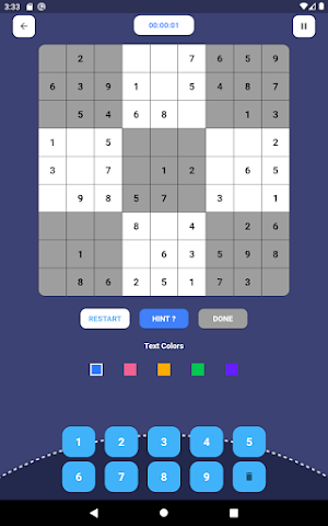 Sudoku Classic Game Screenshot 3