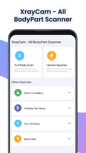 XrayCam - All BodyPart Scanner Screenshot 0