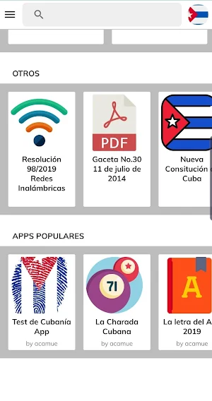Normas Aduaneras de Cuba Screenshot 2