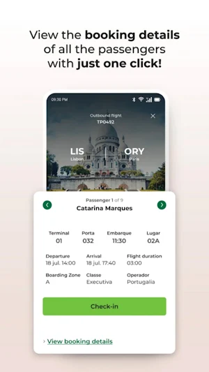 Portugal TAP Air App Screenshot 1