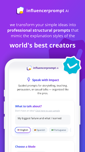 influencerprompt AI: Prompter Screenshot 0