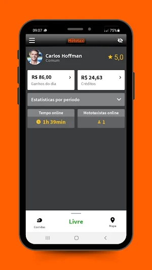 PedMototaxi - Mototaxista Screenshot 1