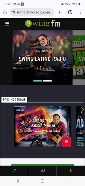 Swing Latino Radio Screenshot 3