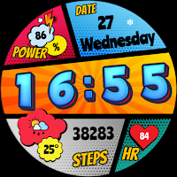 Pop Art Style Watch Face