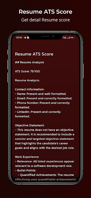 ResumeWord - ATS Score Checker Screenshot 2