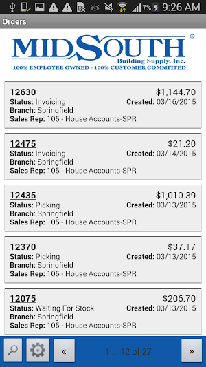 Mid South Web Track Screenshot 1