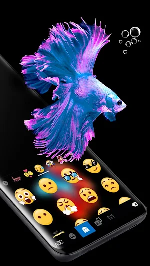 Betta Fish Aquarium Keyboard Theme Screenshot 3
