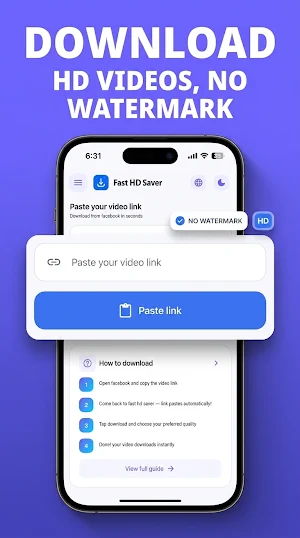 Video Downloader for FB: Fast Screenshot 0