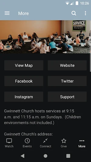 Gwinnett Church Screenshot 2