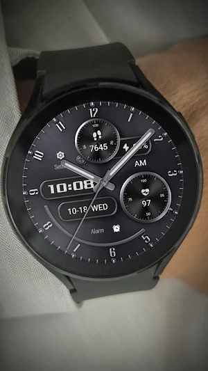 ZKin Watch Face Elegant grey Screenshot 3
