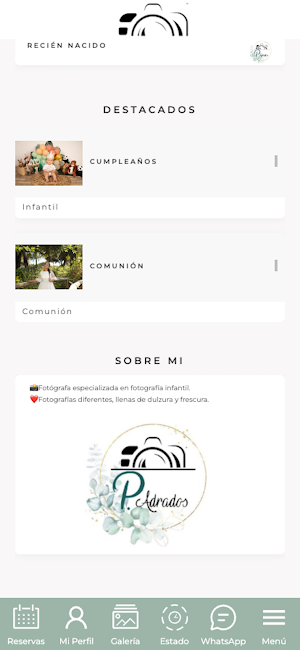 P.ADRADOS FOTOGRAFÍA Screenshot 1