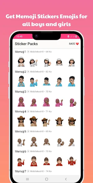 Memoji - Stickers Screenshot 0