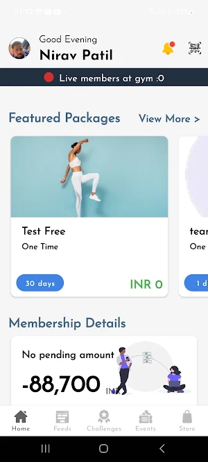 Kronos Fitness Screenshot 1