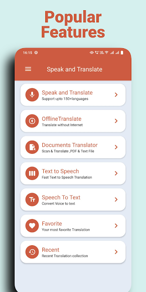Speak and Translate Language Screenshot 3
