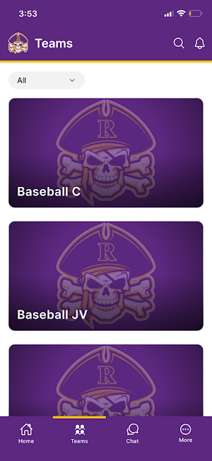 RHS Pirates Athletics Screenshot 1