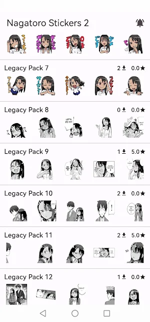 Nagatoro Stickers 2 Screenshot 0