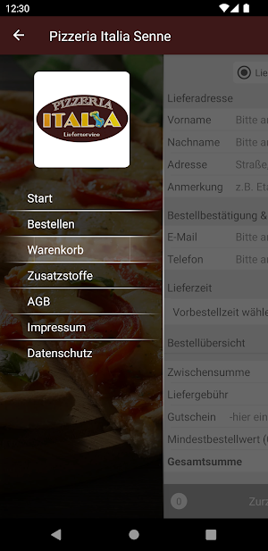 Pizzeria Italia Senne Screenshot 2