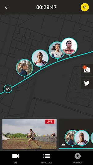 Live Cronometra tu km Screenshot 2