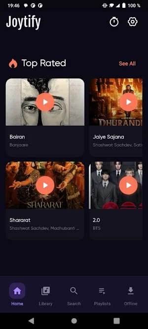 Joytify - Music & Playlists Screenshot 0