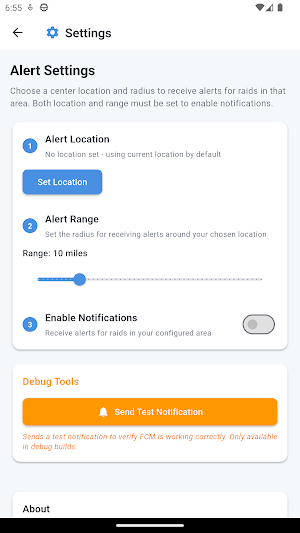 ICE Immigrations Alerts Screenshot 1