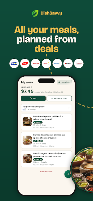 DishSavvy: Recipes & Deals Screenshot 0