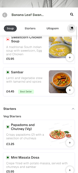 Banana Leaf Swansea Screenshot 2