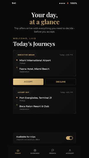 Global Vogue VIP Chauffeur Screenshot 0