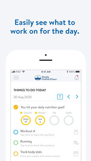 Murphy Health and Fitness Screenshot 1