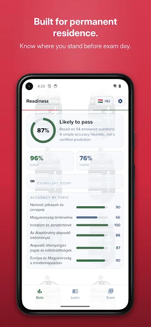 Hungarian Cultural Exam Prep Screenshot 0