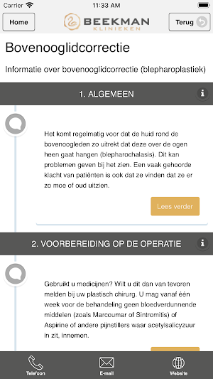 Beekman Klinieken Screenshot 3