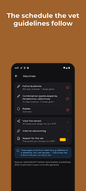 My Pets Tracker Screenshot 3