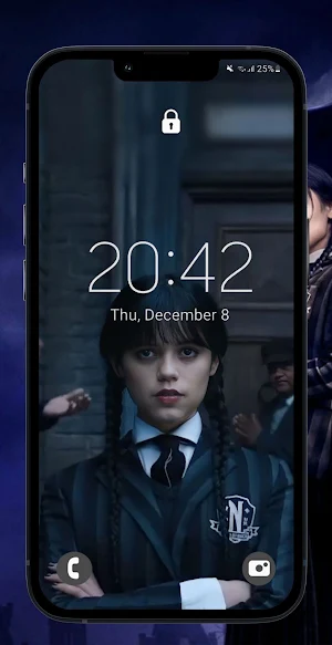 Wednesday Addams Wallpaper Screenshot 0