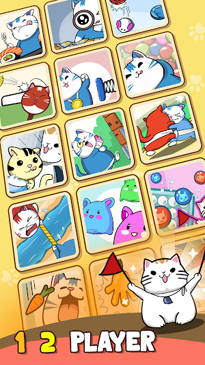 Duel Neko: 2 player minigames Screenshot 1