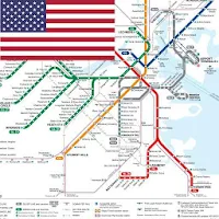 MBTA Boston T Map