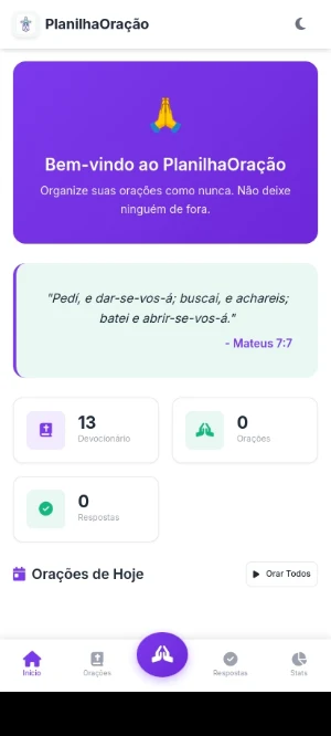 Planilha de Oração Screenshot 0