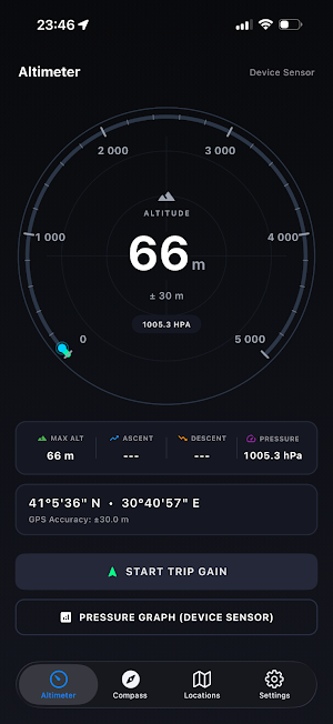 Altimeter: Altitude Tracker Screenshot 0