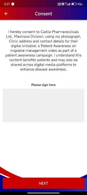 Migraine Mitra Screenshot 2