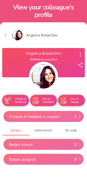 BadgeApp - Feedback and badge Screenshot 1