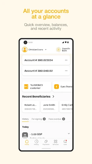 Asprofin Bank Corporation Screenshot 0